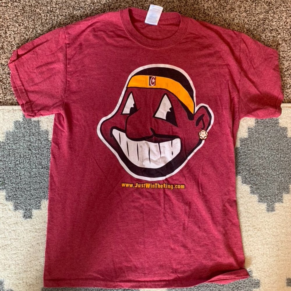 Red Cleveland Sports Shirt Size M